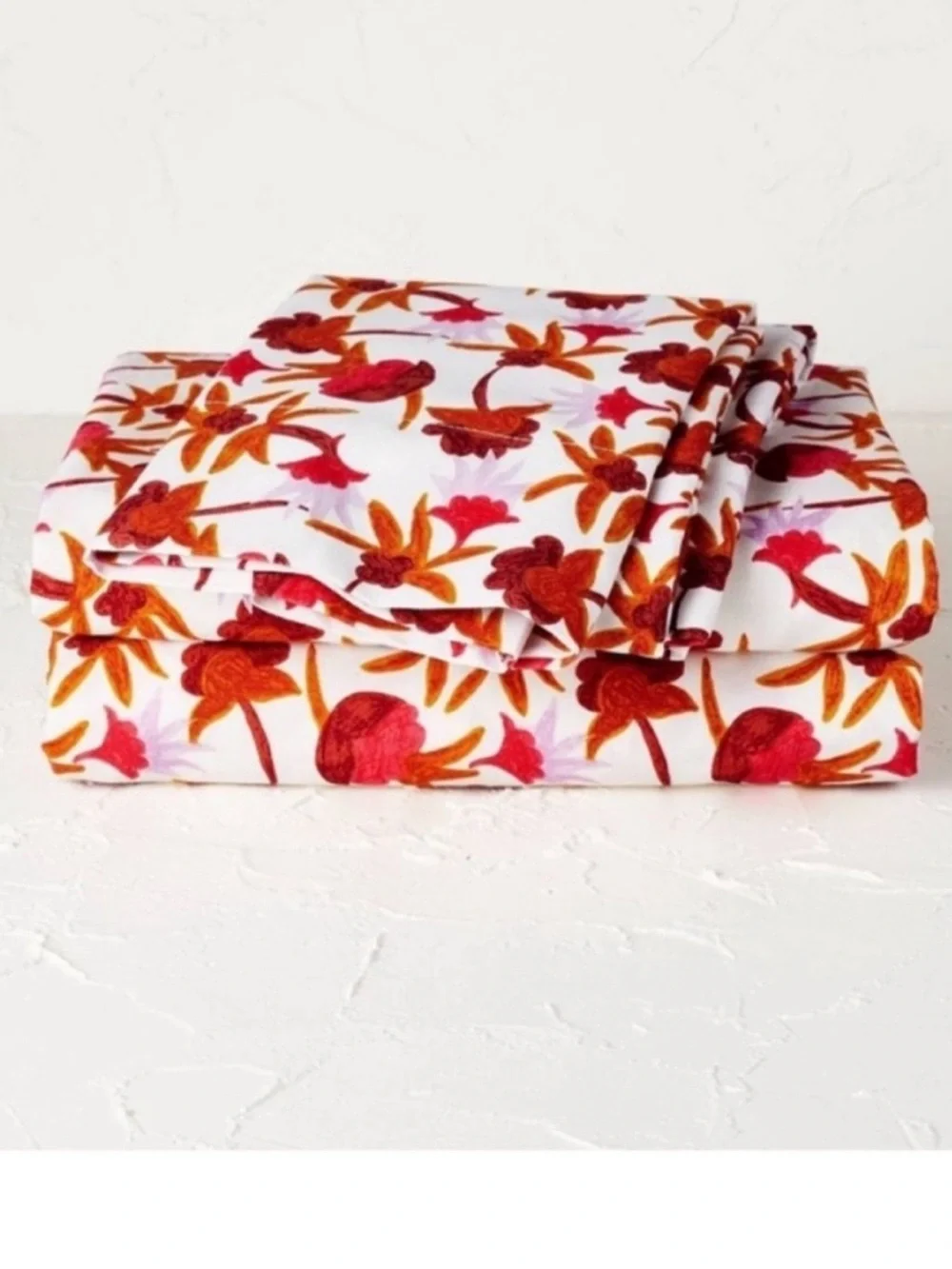 Opalhouse Jungalow Queen 100% Cotton Natalia Floral Sheet Set